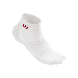 Wilson Mens Quarter Sock 3-Pak White