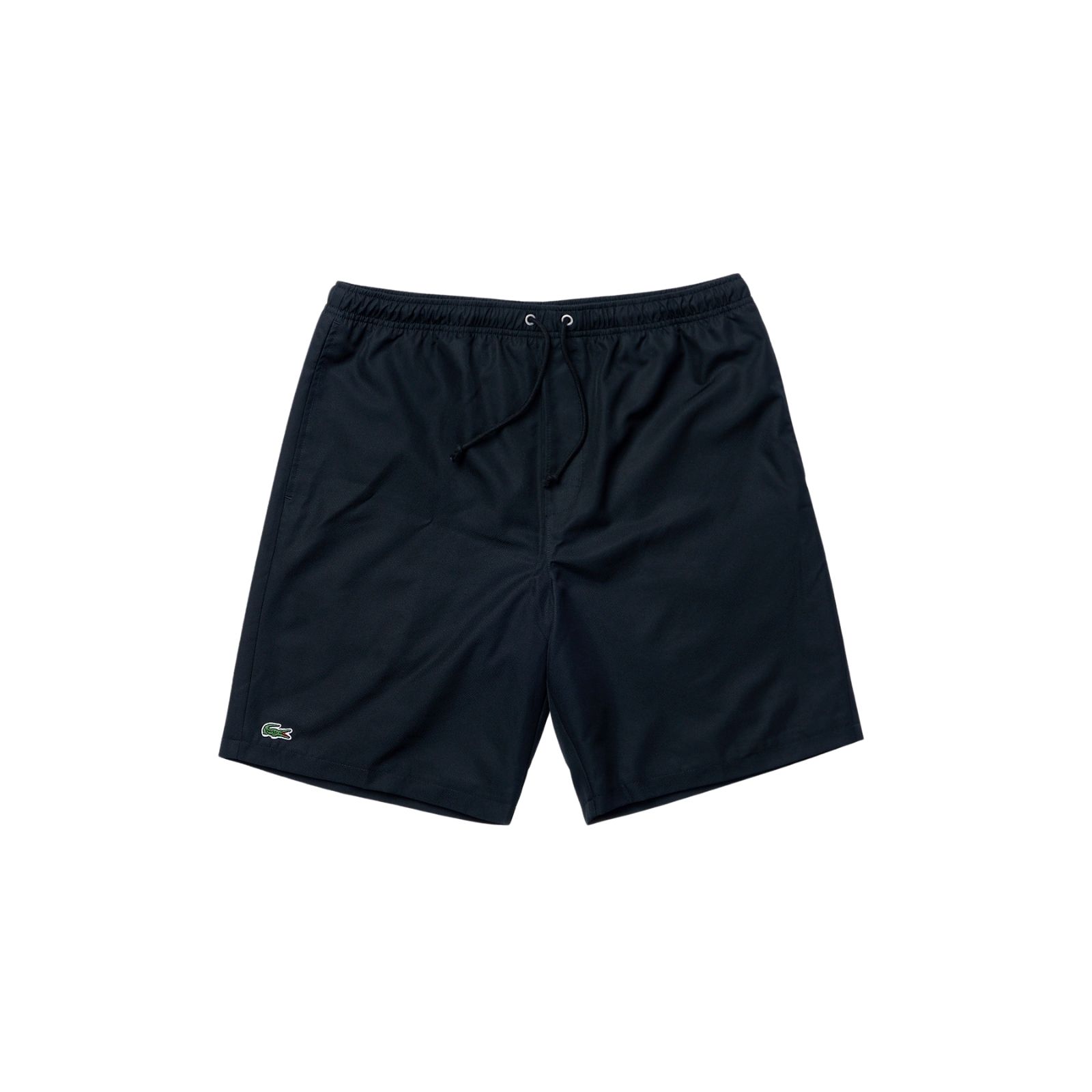 Lacoste-Sport-Solid-Diamond-Shorts-Black-Billede