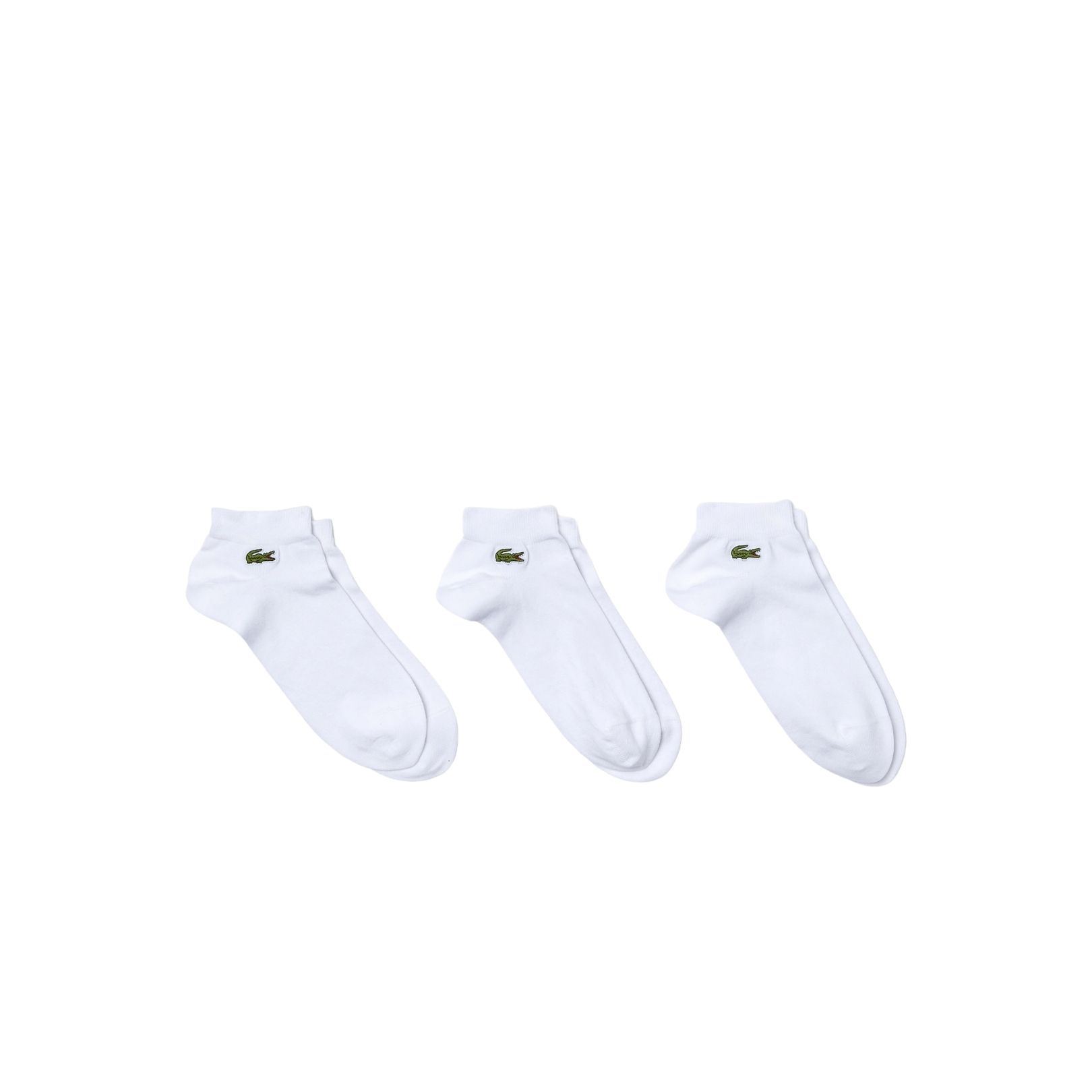 Lacoste-Sport-Low-Cut-Cotton-Stroemper-3-Pak-Hvid
