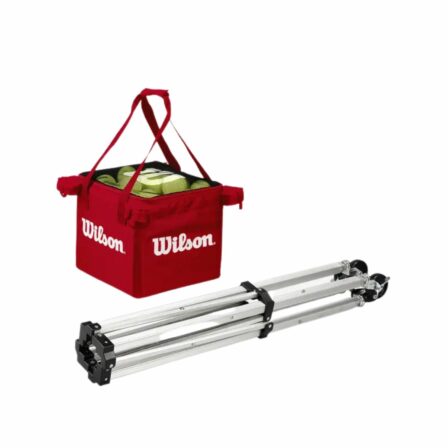 Wilson-Tennis-Teaching-Cart-Bag-Red