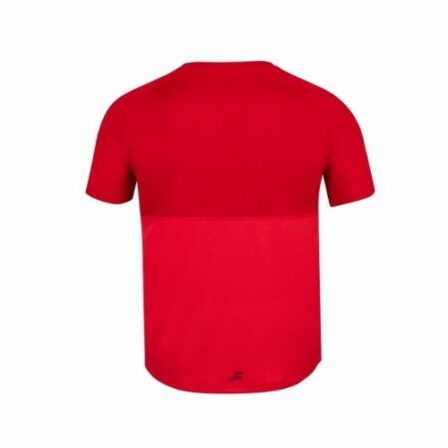 Babolat-Play-Crew-Neck-T-shirt-Tomato-Red-Sports-t-shirt