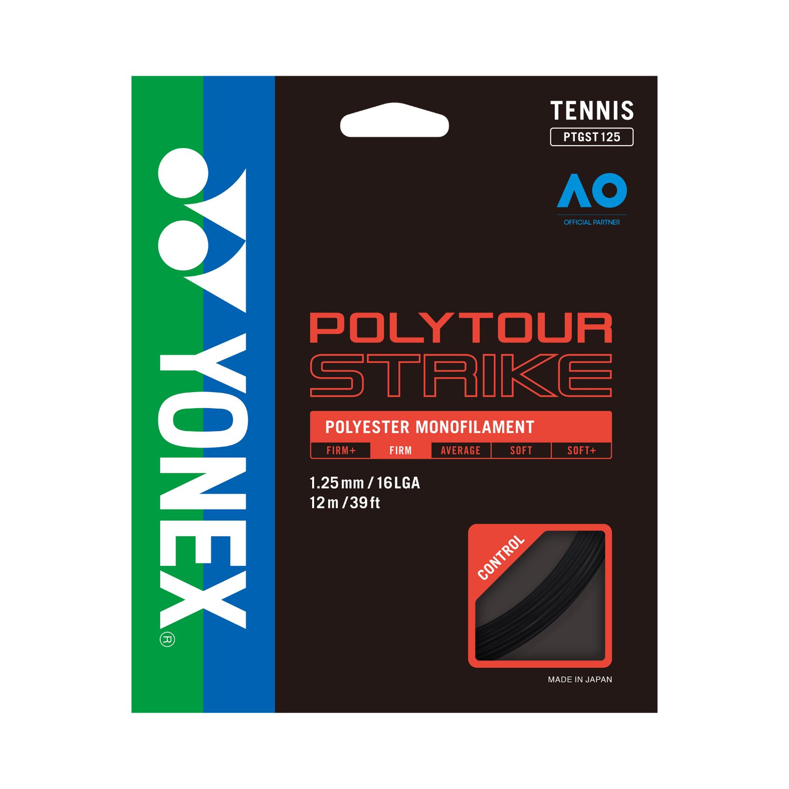 Yonex-Polyester-Strike-125-Cool-Black-12M