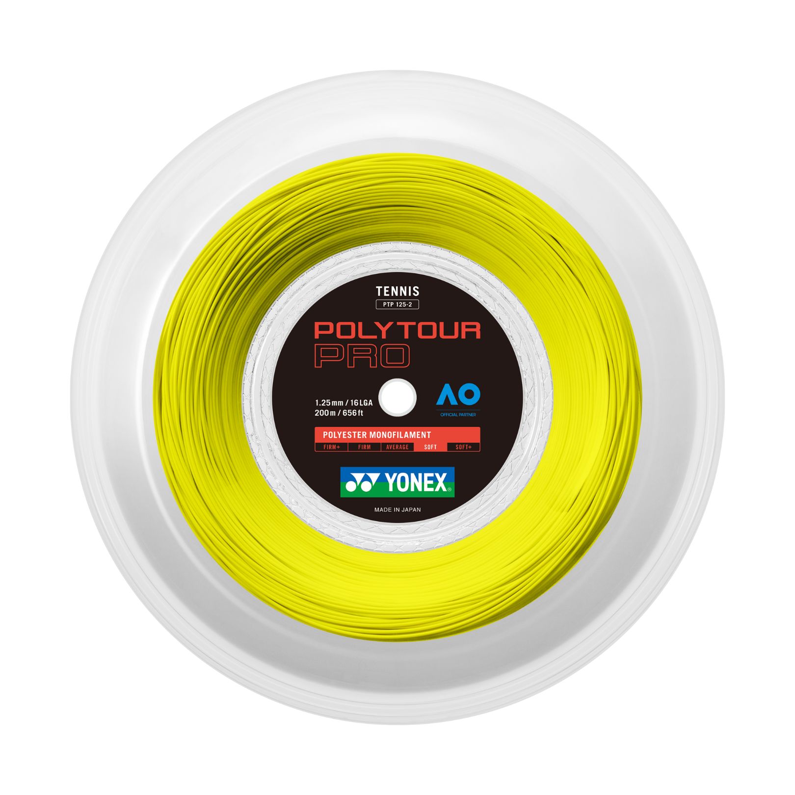 Yonex-Polytour-Pro-125-200M-Yellow