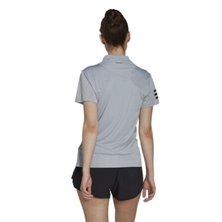 Adidas-Club-Dame-Polo-Shirt-Grey-padel-polo