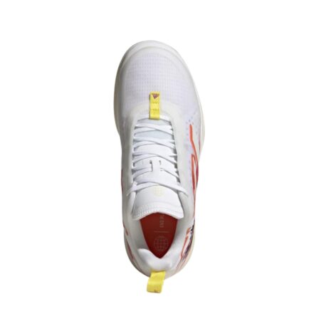 Adidas-Avacourt-Women-Cloud-WhiteZero-Metalic-Impact-Yellow-1
