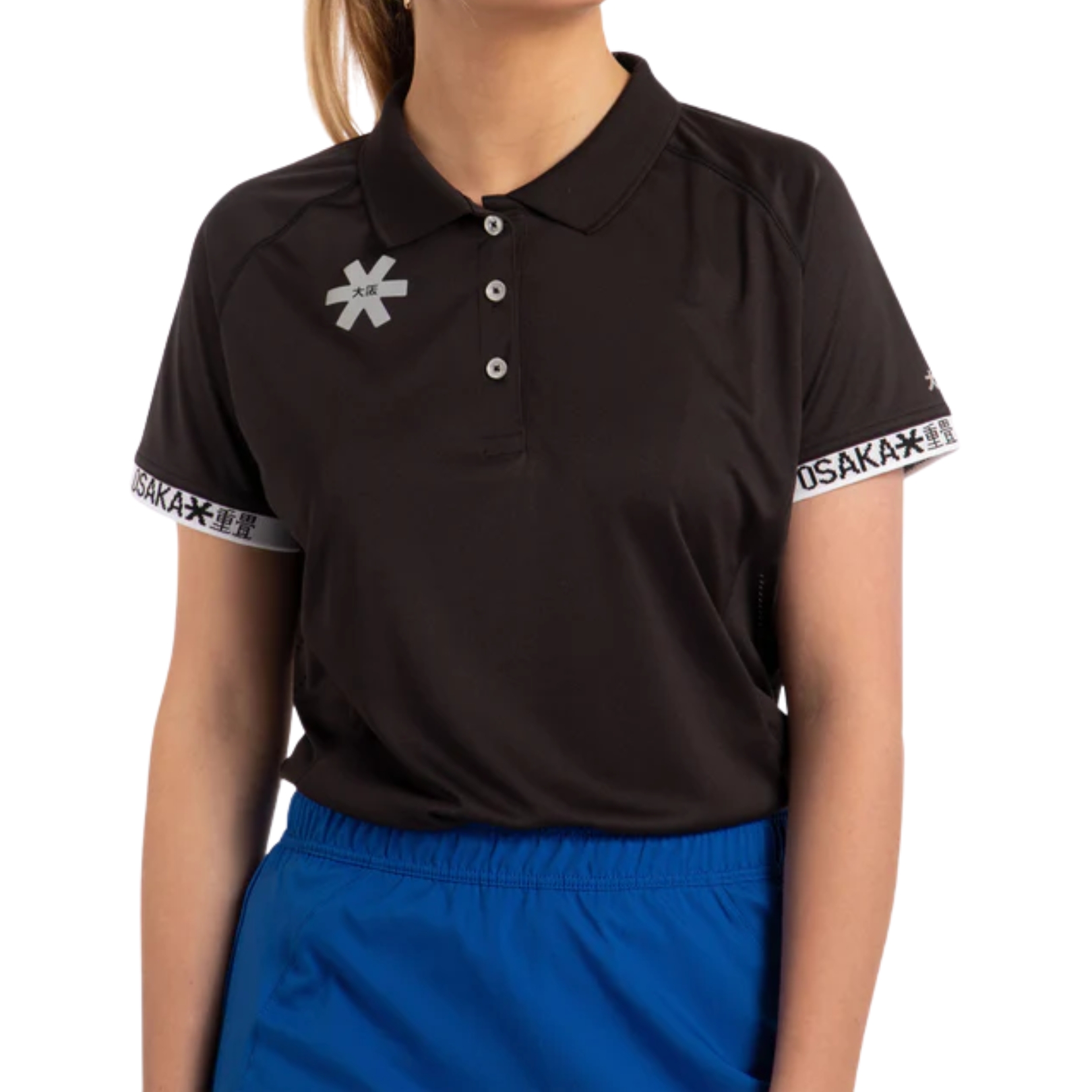 Osaka-Women-Polo-Jersey-Black-1
