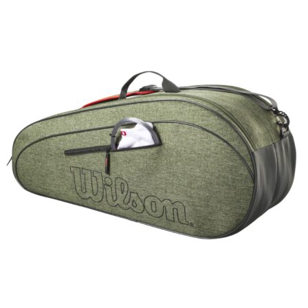 Wilson-Team-6-Bag-Heather-Green-tennis-taske