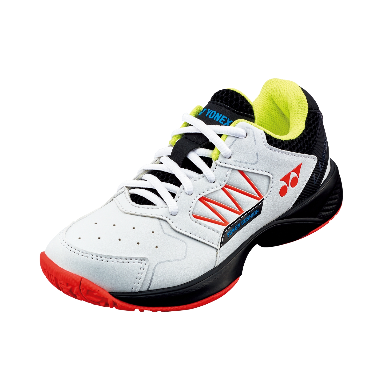 Yonex-Lumio-Junior-White-Black-tennissko-4