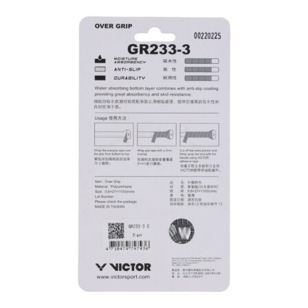 Victor-GR233-3-Overgrip-Black-1