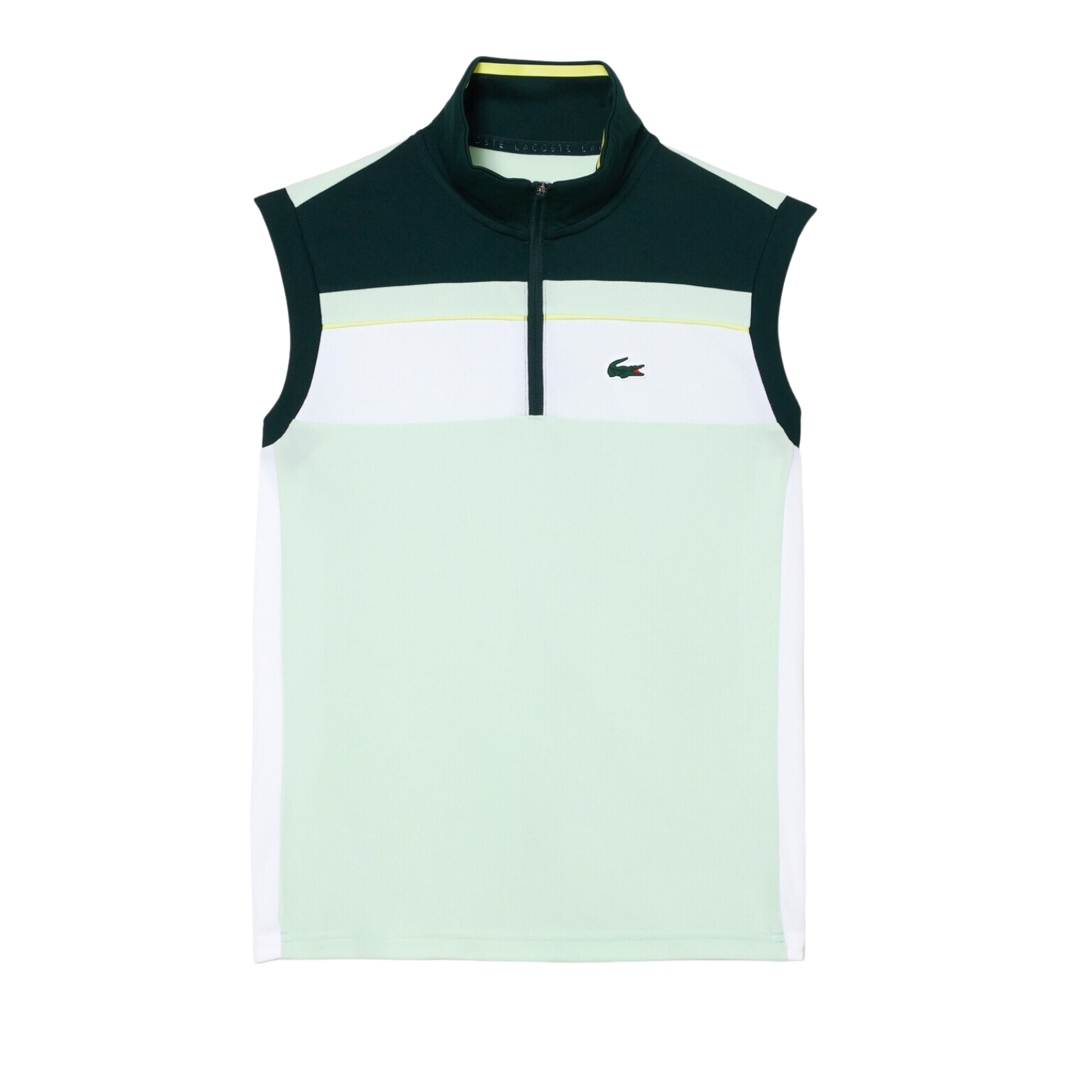 Lacoste-Contrast-Ripstop-Pique-Tennis-Ultra-Dry-Polo-Shirt-Women-GreenWhite-4
