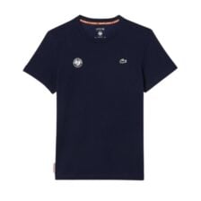 Lacoste Roland Garros Edition Ultra-Dry T-shirt Navy