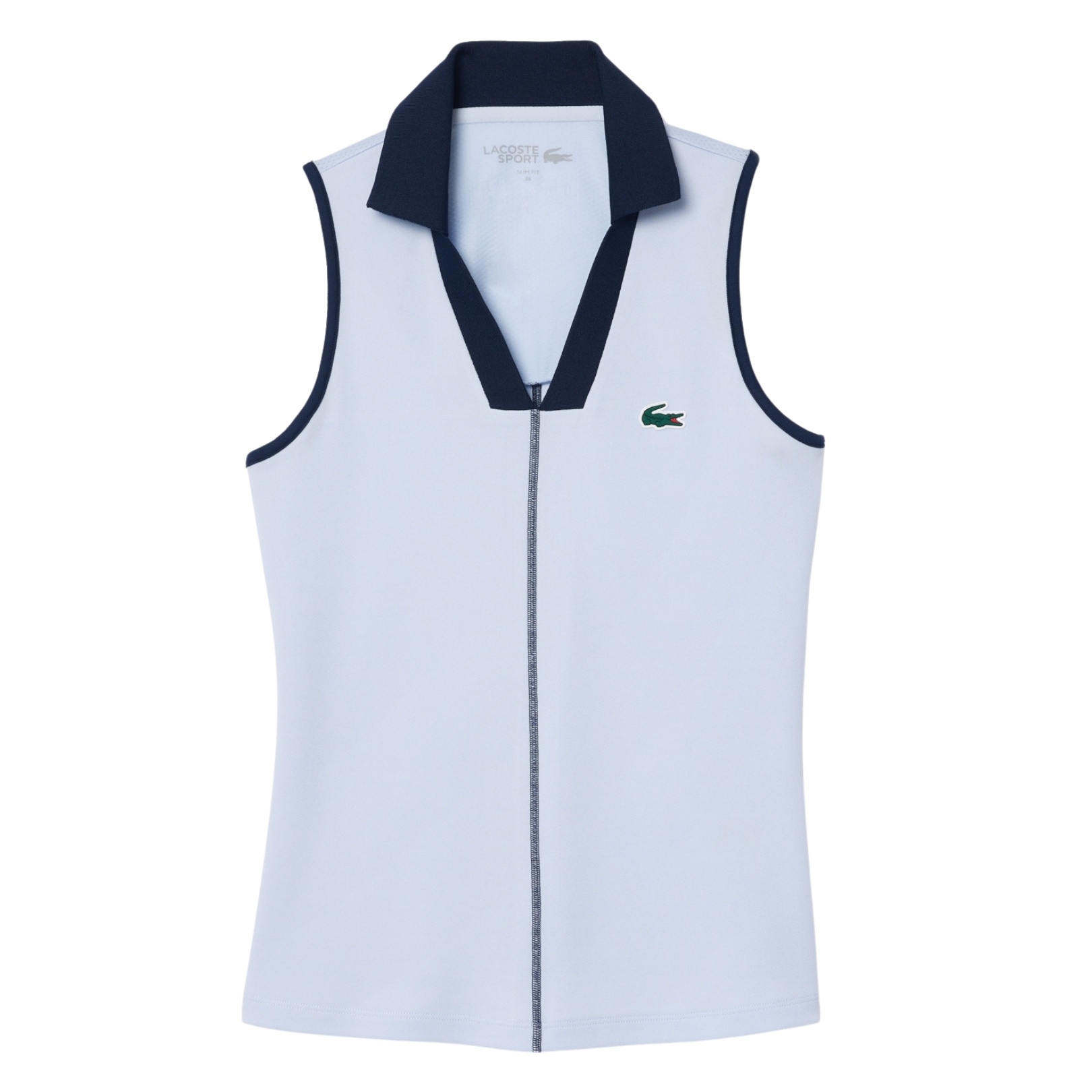 Lacoste-Ultra-Dry-Sleeveless-Polo-Shirt-Women-Light-Blue