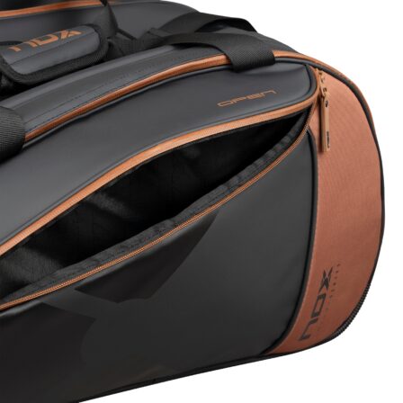 Nox-Luxury-Open-Series-Padelbag-Black-Brown-11