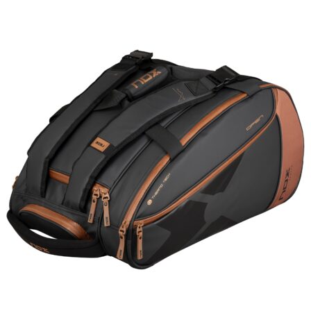 Nox-Luxury-Open-Series-Padelbag-Black-Brown