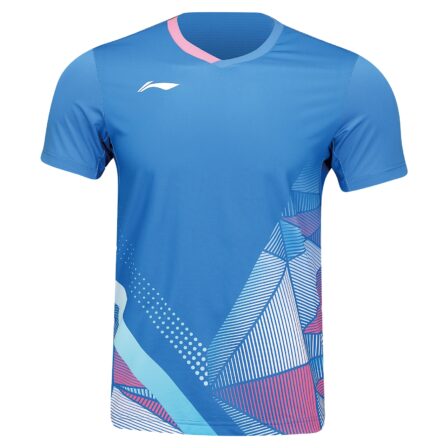 Li-Ning AAYU129-4 V Cube T-shirt Blue