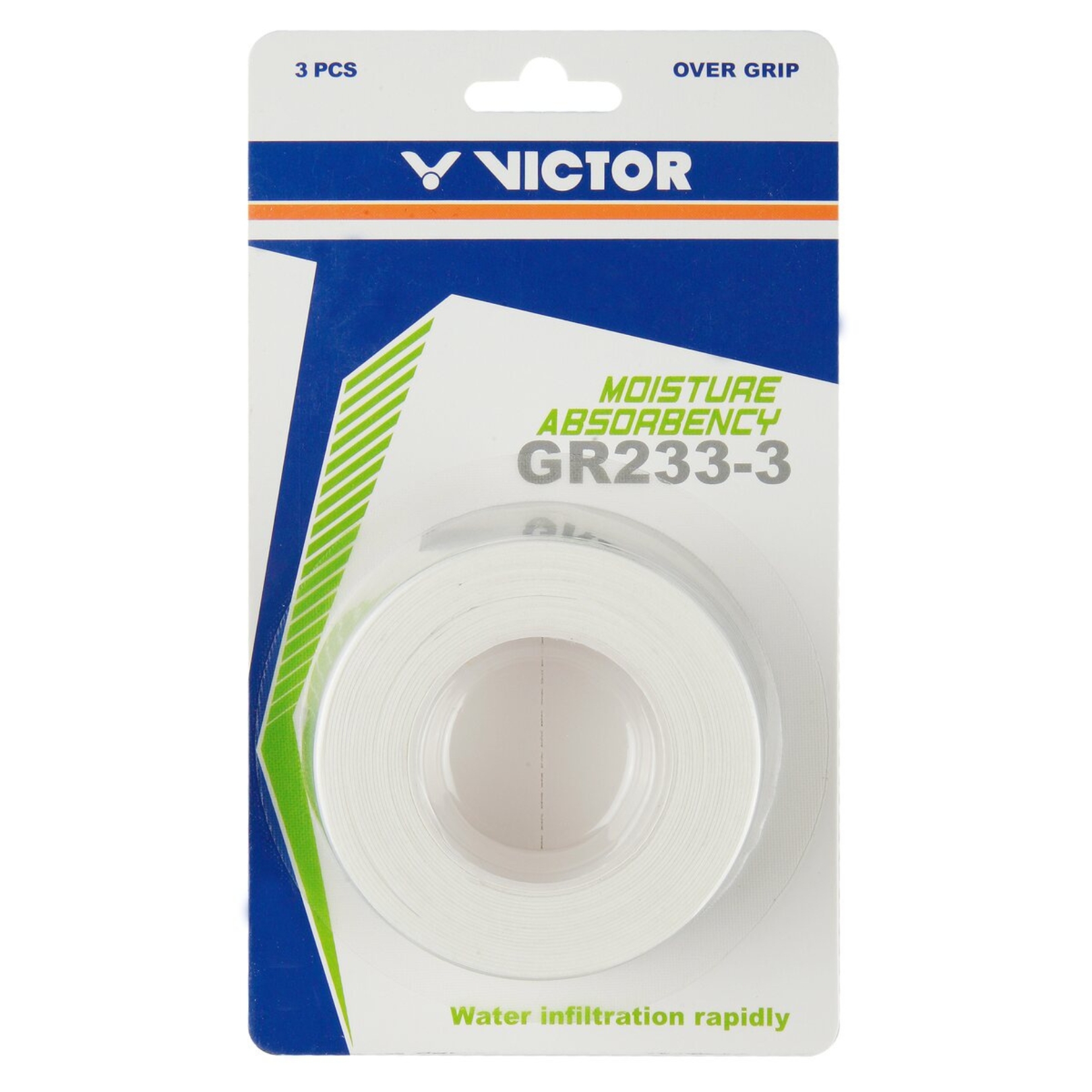Victor-GR233-Overgrip-3-Pack-White