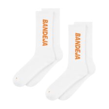 Cuera Padel Crew Socks 2-Pack White