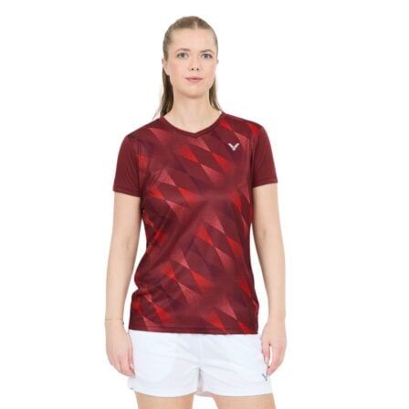 Victor-T-44102-D-Women-T-shirt-Red-3