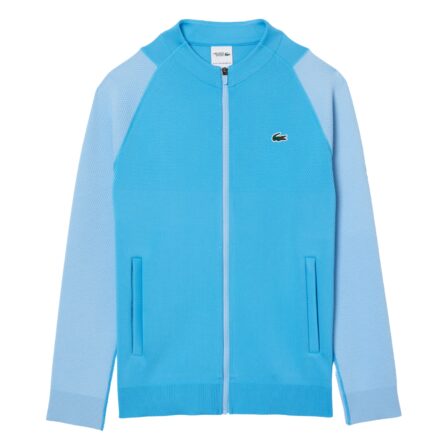 Lacoste Tennis x Novak Djokovic Jacquard Jacket Blue