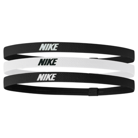 Nike Elastic Headbands 2.0 3-Pack Black/White/Black