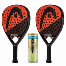 Head Padel Pakketilbud (Head Graphene 360 Alpha Power + Head Padel Pro S+)