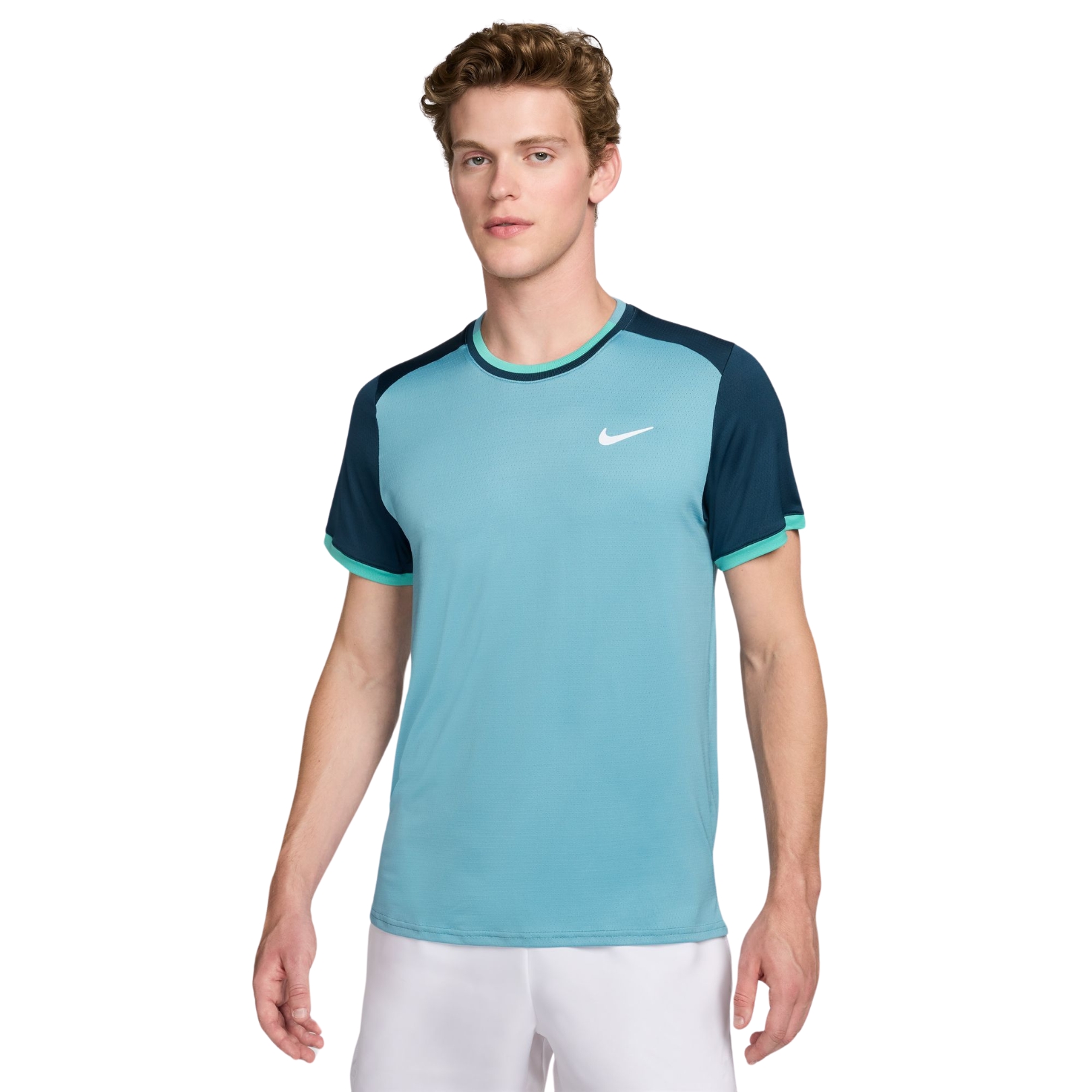 Nike-Court-Dri-FIT-Advantage-T-shirt-Denim-Turquoise