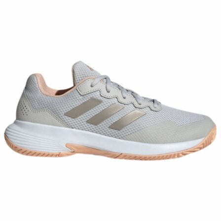 Adidas-GameCourt-2-Women-Grey-One-Padel-sko