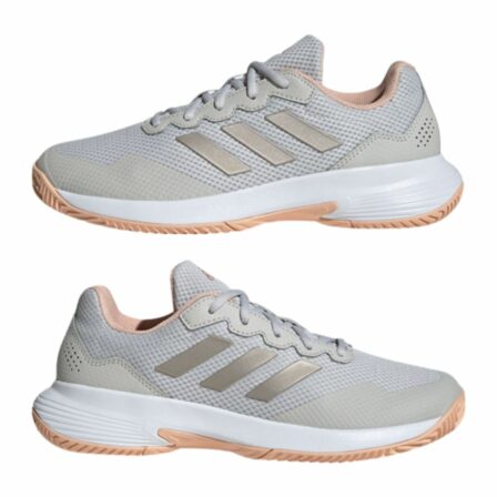 Adidas-GameCourt-2-Women-Grey-One-Padelschoenen