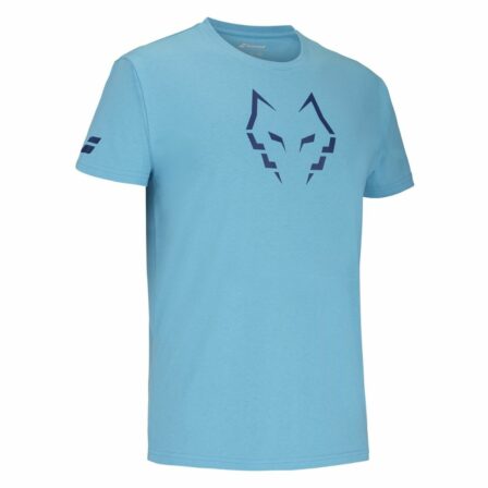 Babolat-Cotton-Tee-Lebron-Cyan-Blue-Padel-t-shirt