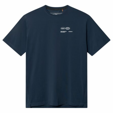 Cuera-Oncourt-Airy-Logo-T-Shirt-Navy