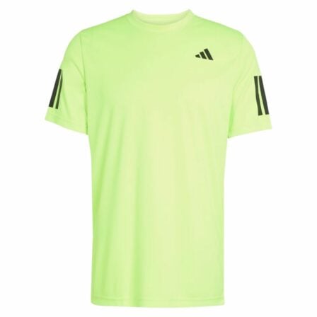 Adidas-Club-Climacool-3-Stripes-T-shirt-Lucid-Lemon