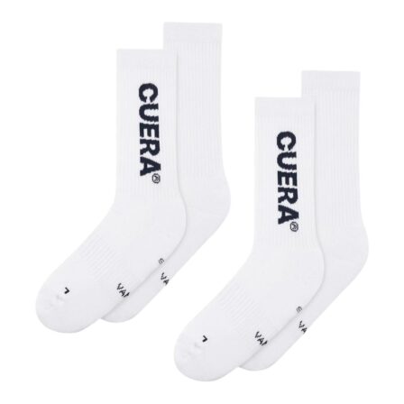 Cuera Padel Socks 2-Pack White/Navy