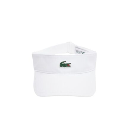 Lacoste Diamond Taffeta Sport Visor White