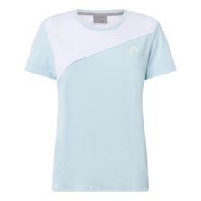Head Tie-Break T-shirt Women Lightblue/White