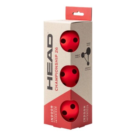 Head Championship 26 Indoor Pickleball 3 Stk.